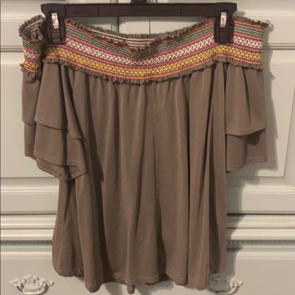 Off the shoulder top!